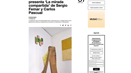 Sergio Femar - La Mirada Compartida - Exibart - Press